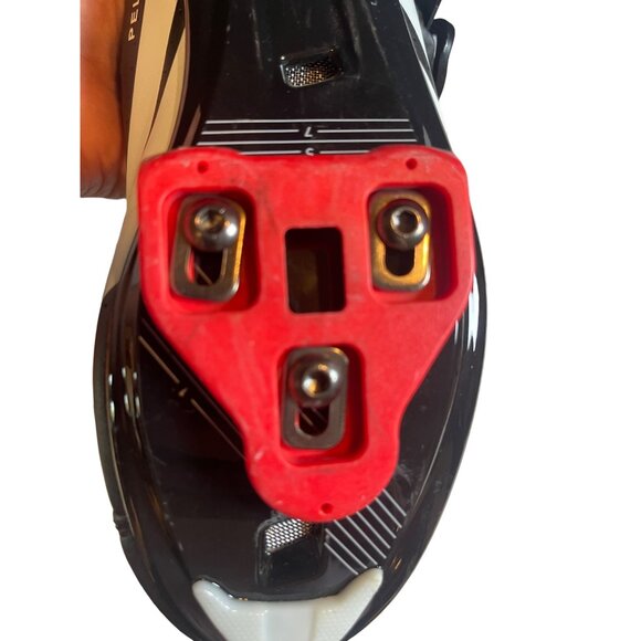 Peloton Cycling Black Shoes Two-Strap Fastening w/ Cleats Sz 39 (W8 M6) - Picture 10 of 11